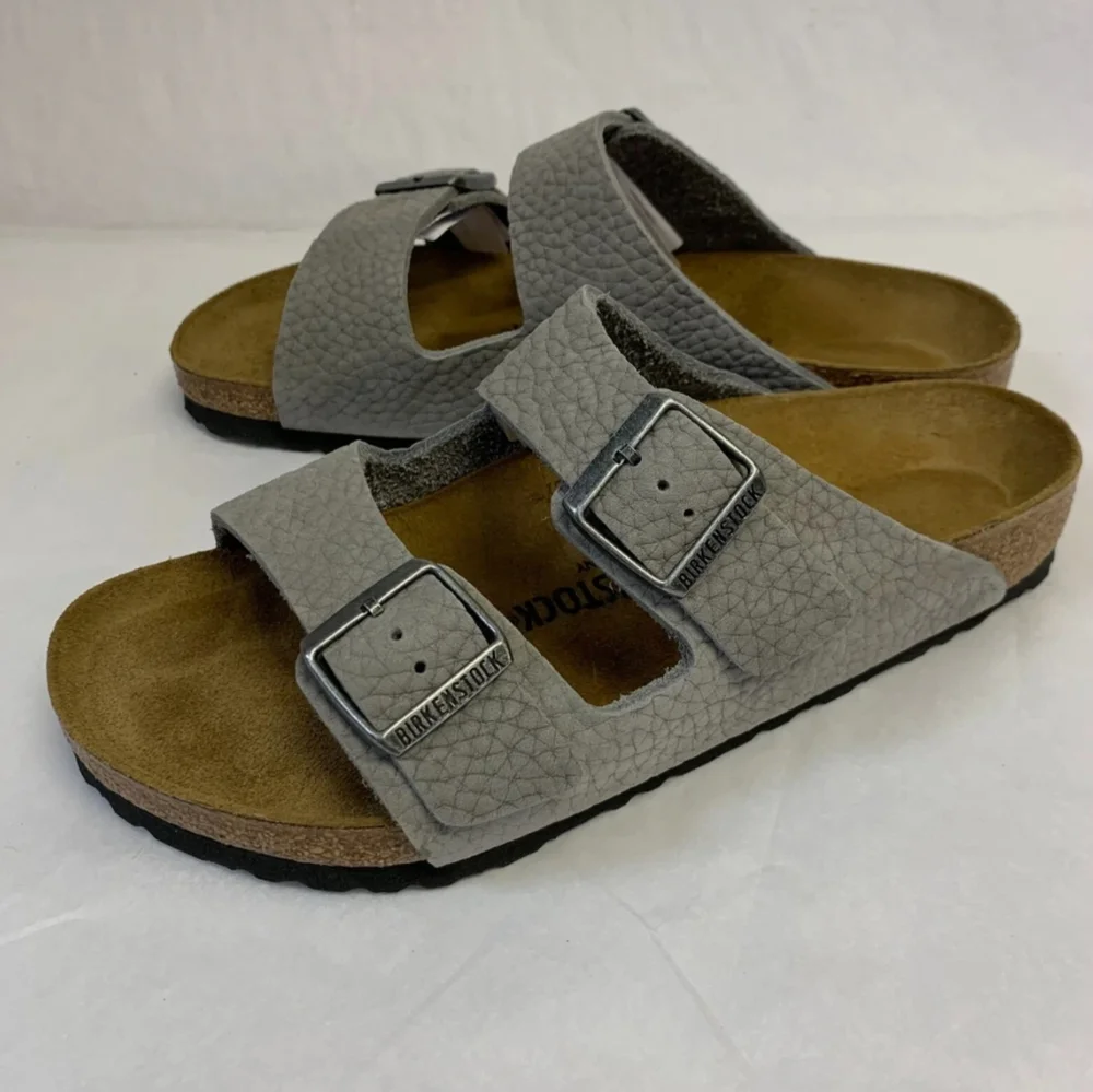 Birkenstock New w/o Box Arizona Desert Buck Whale Gray Nubuck Size 11